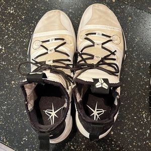 White Kobe Basketball Shoes